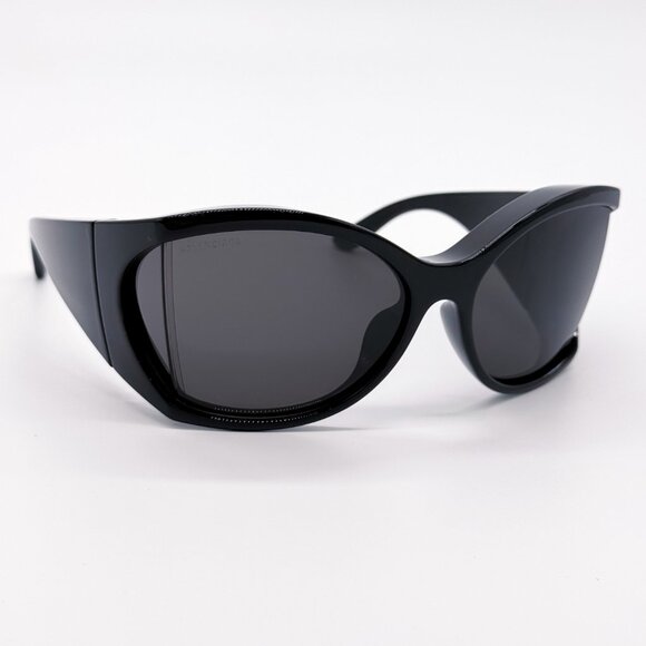 NEW BALENCIAGA BB0154S 001 UNISEX SUNGLASSES BALENCIAGA GOOGLES EYEWEAR - Picture 4 of 11